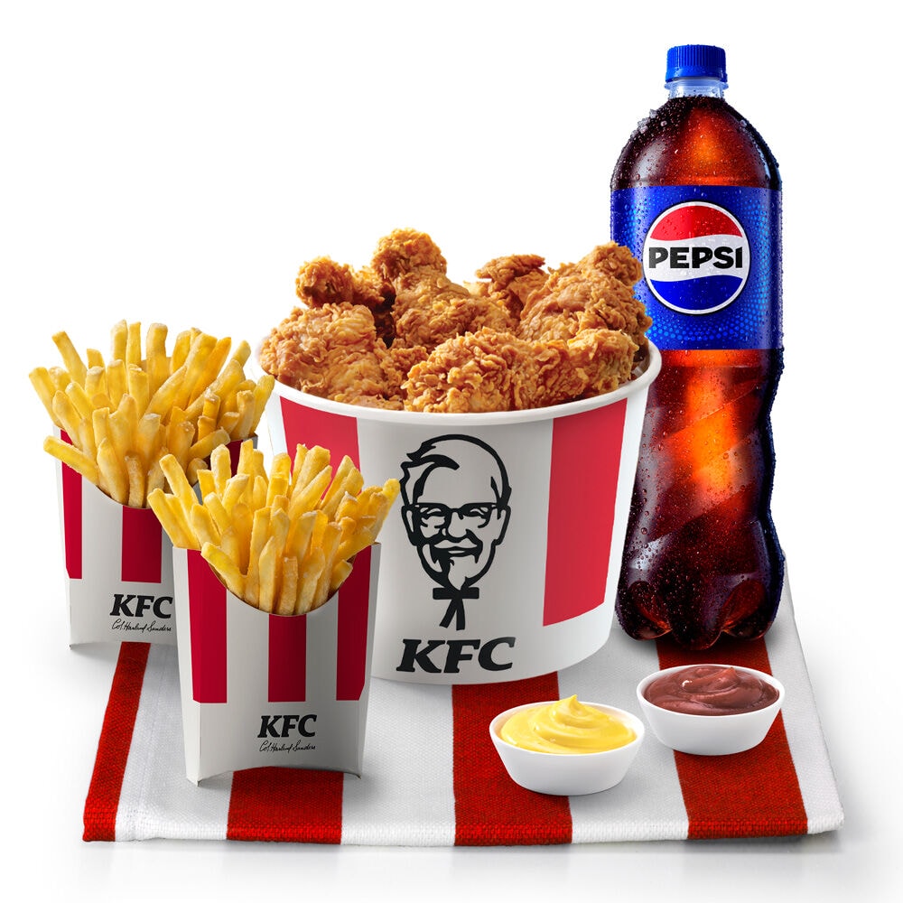 KFC. Баскет Сандерс Дуэт Комбо